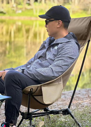 High Back Oversized Camping Chair with Pillow