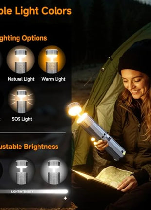 IPX6 Waterproof Telescopic Camping Light