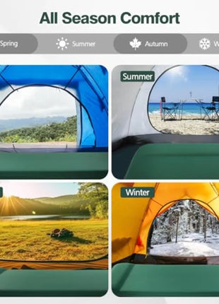 Memory Foam Camping Sleeping Pad with Electric Pump