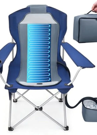 Cooling Folding Camping Chair with Ice Pad