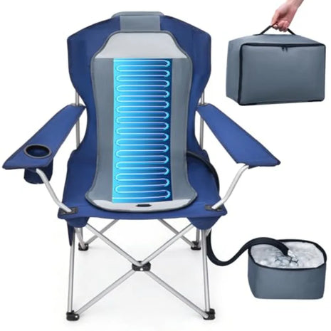 Cooling Folding Camping Chair with Ice Pad