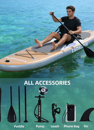 Premium Inflatable SUP Board Kit with Camera Mount – Stable & Adventure Ready