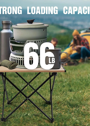 Ultralight Aluminum Folding Camping Table with Carry Bag