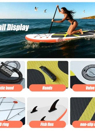 Premium Inflatable SUP Board Kit – Wide Stable Design & Complete Accessories