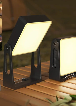 2-Pack LED Camping Lantern with 360° Stand & Flashlight