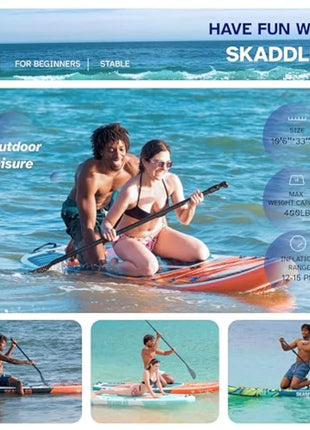 Timber Crest Pro Inflatable SUP Board Kit – Stable, Portable & Adventure Ready