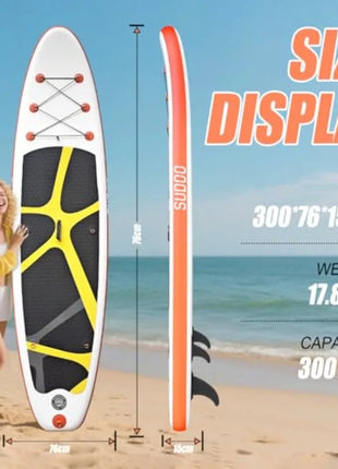 Premium Inflatable SUP Board Kit – Wide Stable Design & Complete Accessories