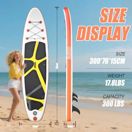 Premium Inflatable SUP Board Kit – Wide Stable Design & Complete Accessories
