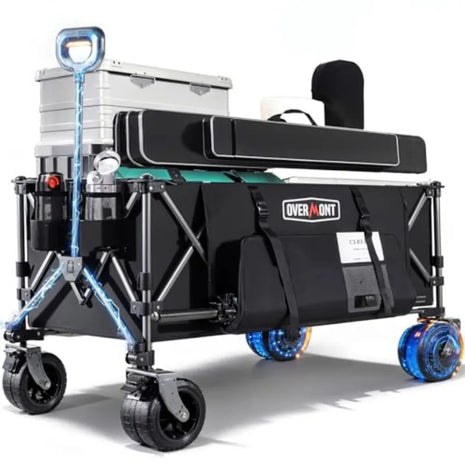Electric Folding Wagon Cart 200L Capacity