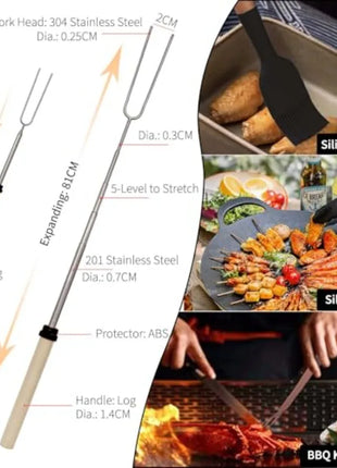 Camping Kitchen Utensil Set with Carry Bag