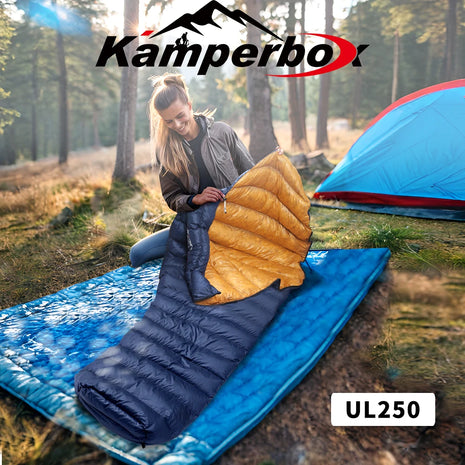 Ultralight Down Sleeping Bag – Warm, Compact, 4-Season Camping
