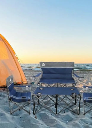 4-Person Folding Camping Chair Set