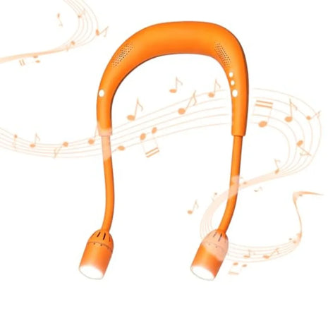 Rechargeable LED Neck Light with Bluetooth Speaker