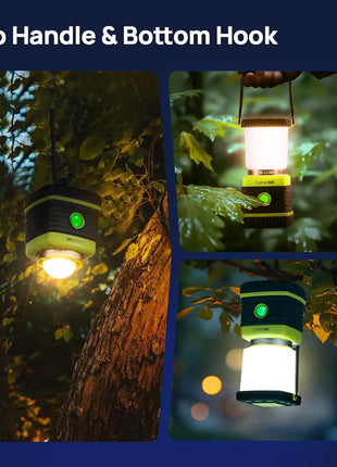 1000LM Rechargeable Camping Lantern with Power Bank