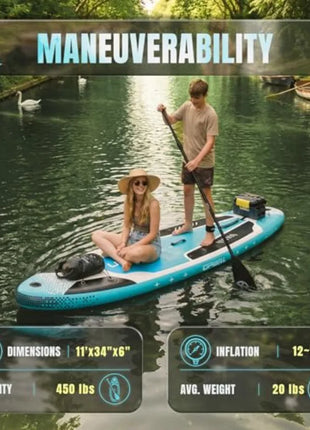 Cyclone Pro Inflatable SUP Board Kit – Stable, Portable & Adventure Ready