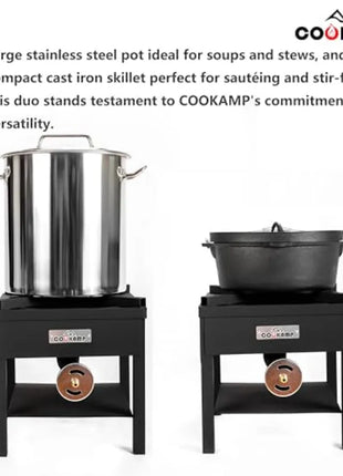 High Pressure Propane Burner with Regulator, 260,000 BTU