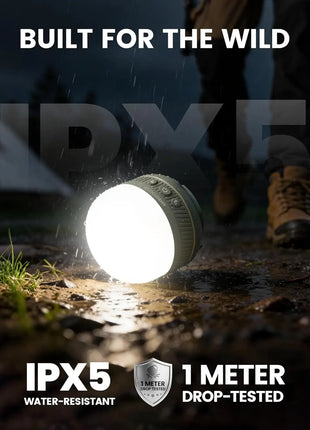 Rechargeable LED Camping Lantern – 1200LM, 5000mAh, IPX5