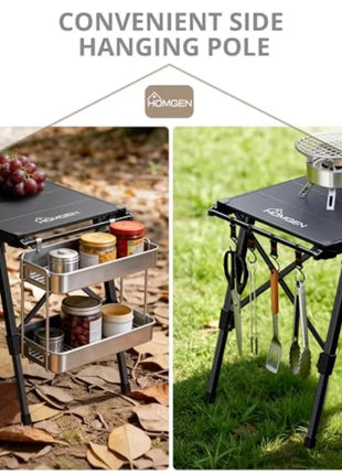 Portable Adjustable Folding Camping Table