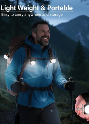 3-Pack Portable LED Camping Lantern Set – USB Rechargeable