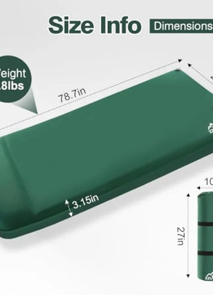 Memory Foam Camping Sleeping Pad with Electric Pump