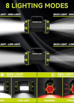 2-Pack Rechargeable Camping Lanterns