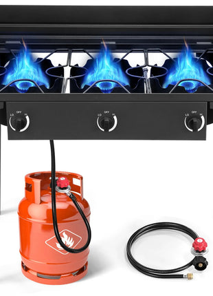225,000 BTU Triple Burner Propane Stove