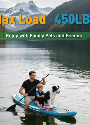 Ultra-Light Inflatable Stand Up Paddle Board with EVA Deck & Accessories