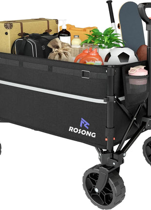 120L Heavy Duty Foldable Camping Wagon Cart