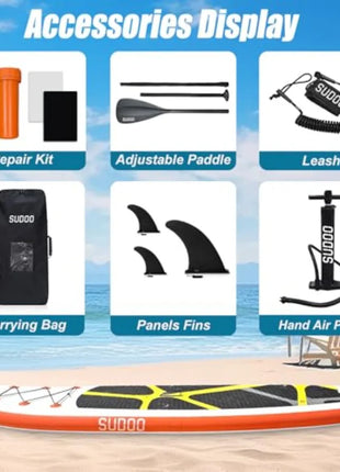 Premium Inflatable SUP Board Kit – Wide Stable Design & Complete Accessories