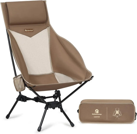 High Back Oversized Camping Chair with Pillow