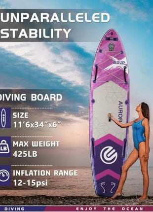 Aurora Pro Inflatable SUP Board Kit – Ultra Stable & Adventure Ready