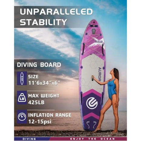 Aurora Pro Inflatable SUP Board Kit – Ultra Stable & Adventure Ready