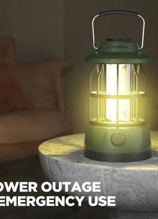 Vintage LED Camping Lantern – USB-C Rechargeable