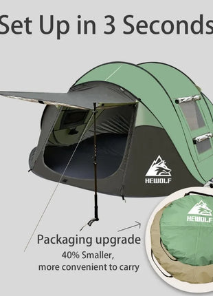 Instant Setup Camping Tent (2–4 Person)