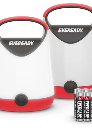 2-Pack Water Resistant LED Camping Lantern – 100 Hour Runtime