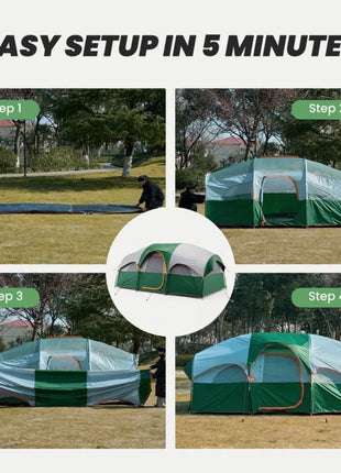 8 Person Family Camping Tent