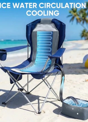 Cooling Folding Camping Chair with Ice Pad