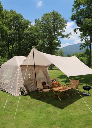 Premium Inflatable Glamping Tent with Awning & Pump
