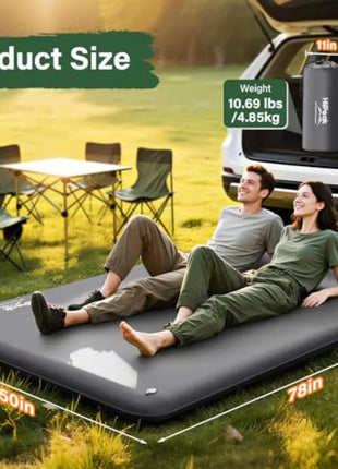 2 Person Self Inflating Camping Mattress with Pump