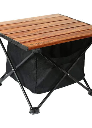 Ultralight Folding Camping Table with Storage Basket