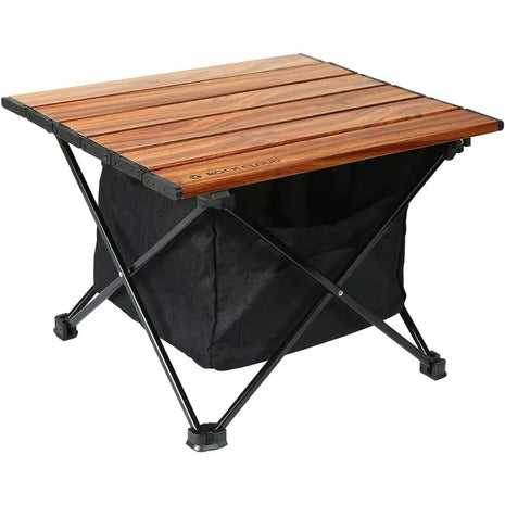 Ultralight Folding Camping Table with Storage Basket