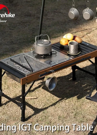 Naturehike Portable Folding Camping Table for 4-6 Person