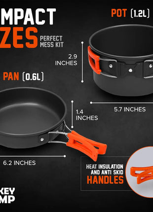 All-in-One Camping Cookware Set with Stove