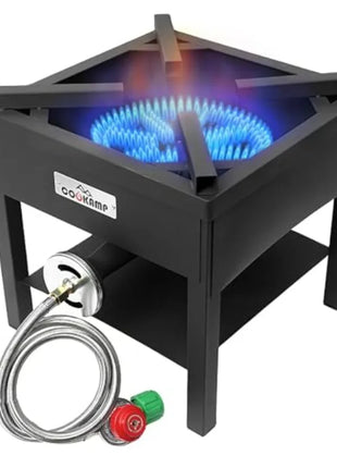 High Pressure Propane Burner with Regulator, 260,000 BTU