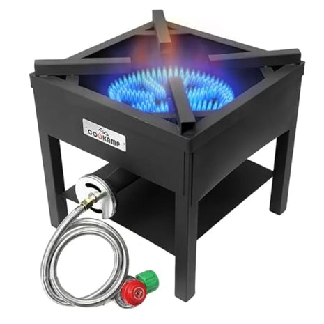 High Pressure Propane Burner with Regulator, 260,000 BTU