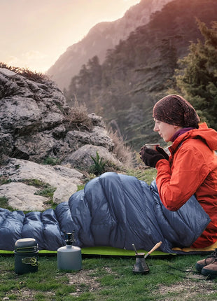 Ultralight Down Sleeping Bag – Warm, Compact, 4-Season Camping
