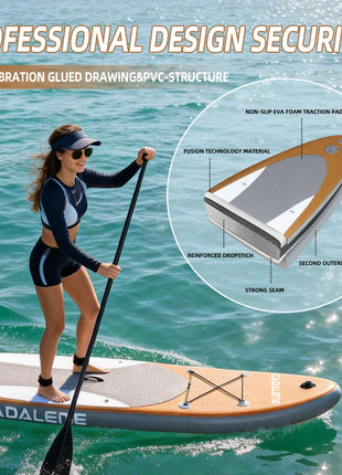 Premium Inflatable SUP Board Kit with Camera Mount – Stable & Adventure Ready