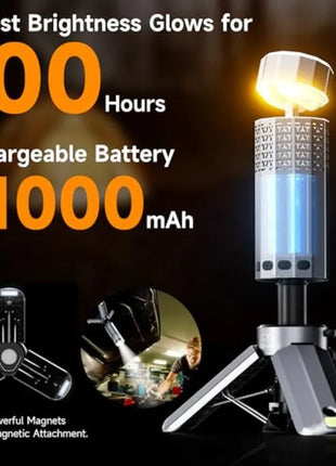 IPX6 Waterproof Telescopic Camping Light