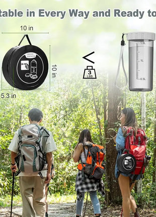 Rechargeable Camping Shower Bag 20L