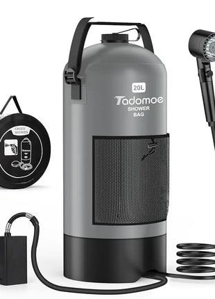 Rechargeable Camping Shower Bag 20L